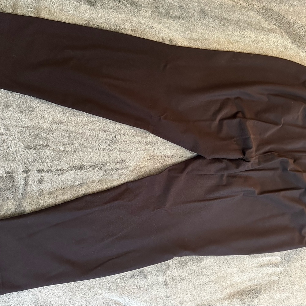 Eileen Fisher brown tapered leg pants